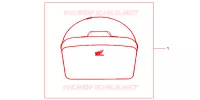 SAC INTERIEUR DE TOP CASE pour Honda XL 1000 VARADERO de 2004