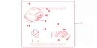 TOP CASE 45L pour Honda XL 1000 VARADERO de 2004