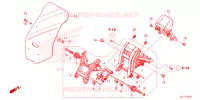 PARE BRISE pour Honda ADV 350 HSVCS CON BAULETTO de 2023