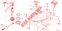 RESERVOIR A CARBURANT   POMPE A ESSENCE pour Honda X ADV 750 de 2023