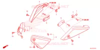 COUVERCLE LATERAL DE FILTRE A AIR pour Honda REBEL 1100 TOURING de 2023