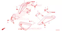 COUVERCLE LATERAL DE FILTRE A AIR pour Honda REBEL 1100 de 2023