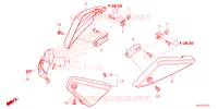 COUVERCLE LATERAL DE FILTRE A AIR pour Honda REBEL 1100 de 2023