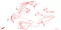 COUVERCLE LATERAL DE FILTRE A AIR pour Honda REBEL 1100 DCT TOURING de 2023
