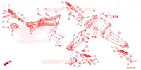 REPOSE PIED pour Honda REBEL 1100 DCT de 2024