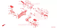 REPOSE PIED pour Honda REBEL 500 ABS de 2023