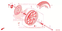 ROUE AVANT pour Honda REBEL 500 de 2023