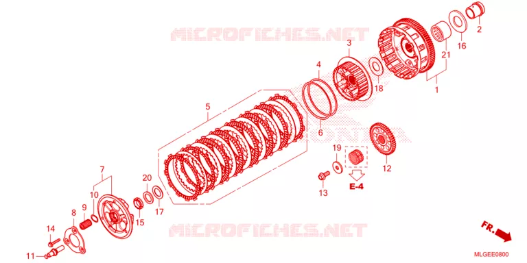 EMBRAYAGE Honda MOTO 1100 AFRICA-TWIN 2023  CRF1100A2P
