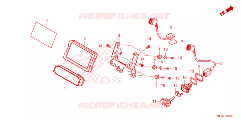 COMPTEUR Honda MOTO 1100 AFRICA-TWIN 2023  CRF1100DP