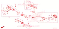CLIGNOTANT pour Honda MSX 125 ABS de 2022