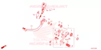 PEDALE pour Honda MSX 125 ABS de 2022