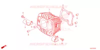CYLINDRE pour Honda MSX 125 ABS de 2022