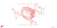 CYLINDRE pour Honda MSX 125 ABS de 2022