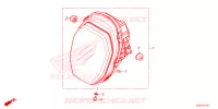 PHARE pour Honda MSX 125 ABS de 2022