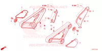COUVERCLES LATERAUX pour Honda MSX 125 ABS de 2022