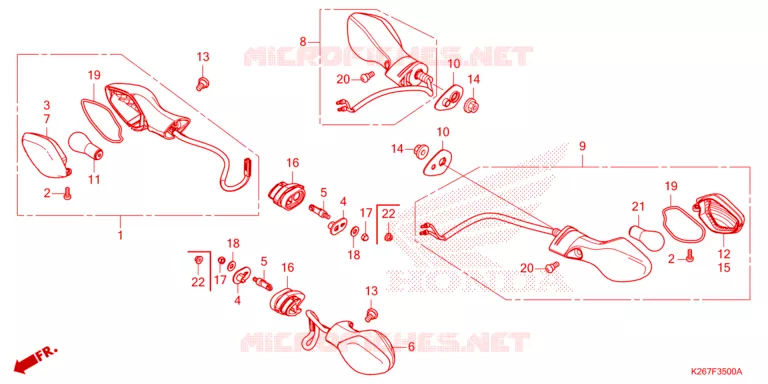 CLIGNOTANT Honda MOTO 125 MSX 2023  MSX125AP