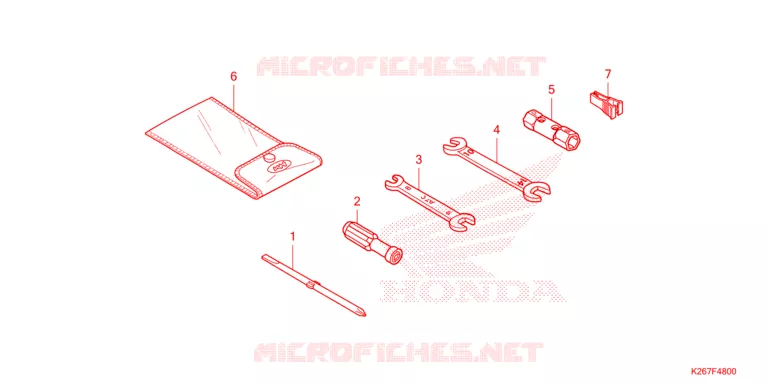 OUTIL Honda MOTO 125 MSX 2023  MSX125AP