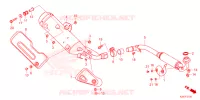 SILENCIEUX D'ECHAPPEMENT pour Honda MSX 125 SPECIAL de 2023