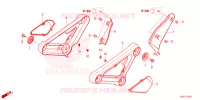 COUVERCLES LATERAUX pour Honda MSX 125 SPECIAL de 2023