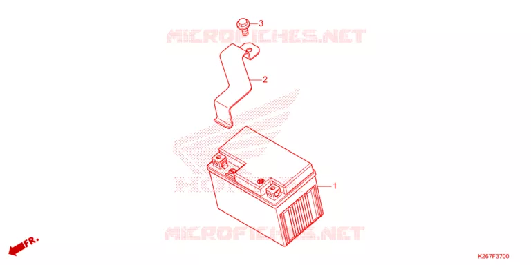 BATTERIE Honda MOTO 125 MSX 2023  MSX125AP