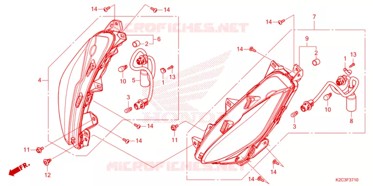 CLIGNOTANT AVANT Honda SCOOTER 110 DIO 2021  NSC110M