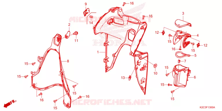 PROTEGE JAMBES Honda SCOOTER 110 VISION 2024  NSC110P
