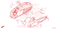 COUVERCLE GAUCHE pour Honda DIO 110 de 2023