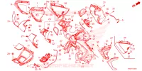 PROTEGE JAMBES pour Honda FORZA 125 SPECIAL de 2023