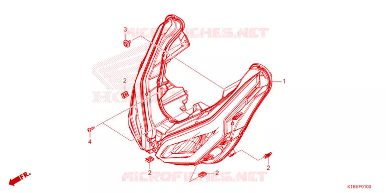 PHARE Honda SCOOTER 250 FORZA 2023  NSS250AP