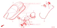 SELLE pour Honda FORZA 350 VOICE CONTROL de 2023