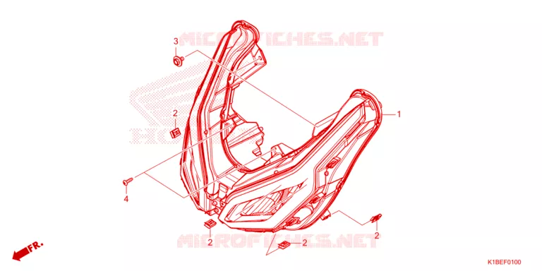 PHARE Honda SCOOTER 350 FORZA 2023  NSS350AP