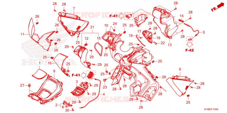 PROTEGE JAMBES Honda SCOOTER 350 FORZA 2023  NSS350AP