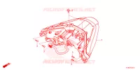 FEUX ARRIERE pour Honda FORZA 350 VOICE CONTROL 5E de 2023