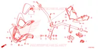 GUIDON   CARENAGE pour Honda FORZA 350 VOICE CONTROL 5E de 2023