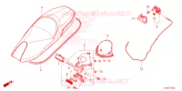 SELLE pour Honda FORZA 350 VOICE CONTROL 5E de 2023