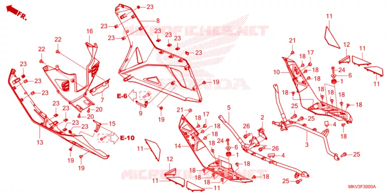 MARCHE PIEDS Honda SCOOTER 750 FORZA 2023  NSS750P