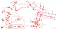 GUIDON   TE DE FOURCHE pour Honda NT 1100 DCT de 2023