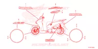AUTOCOLLANTS pour Honda SH 350 SPORTY de 2023