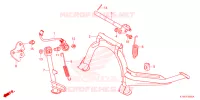 BEQUILLE pour Honda SH 350 SPORTY de 2023