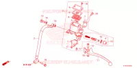 MAITRE CYLINDRE DE FREIN ARRIERE pour Honda SH 350 SPORTY de 2023