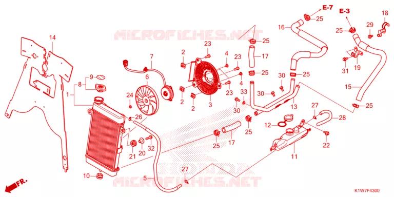 RADIATEUR Honda SCOOTER 350 SH 2023  SH350ASP