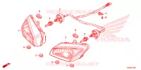 PHARE pour Honda TRX 250 FOURTRAX RECON Electric Shift de 2021