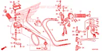 LEVIER DE GUIDON   CABLE   COMMODO pour Honda TRX 250 FOURTRAX RECON Standard de 2021