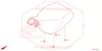 SELLE pour Honda FOURTRAX 420 RANCHER 4X4 AT DCT EPS de 2023
