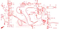 LEVIER DE GUIDON   CABLE   COMMODO pour Honda FOURTRAX 420 RANCHER 4X4 AT DCT EPS de 2023