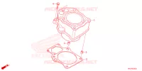 CYLINDRE pour Honda FOURTRAX 420 RANCHER 4X4 AT DCT EPS de 2023