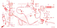 LEVIER DE GUIDON   CABLE   COMMODO pour Honda FOURTRAX 420 RANCHER 4X4 AT IRS EPS ESP de 2023