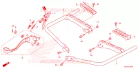 REPOSE PIED   PEDALE pour Honda FOURTRAX 420 RANCHER 4X4 AT IRS EPS ESP de 2023