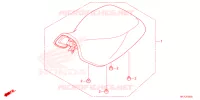 SELLE pour Honda FOURTRAX 420 RANCHER 4X4 AT IRS EPS ESP de 2023