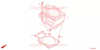 CYLINDRE pour Honda FOURTRAX 520 FOREMAN 4X4 BASE de 2023